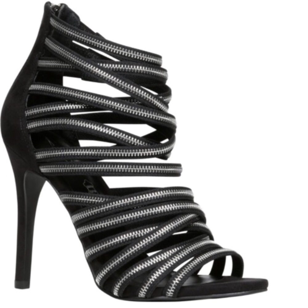 SOLD Aldo Heels Zipper Design